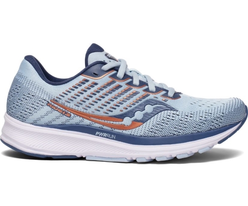 Tenis Saucony Ride 13 Mujer Zapatos Neutrales Sky / Storm México MX-253-JW